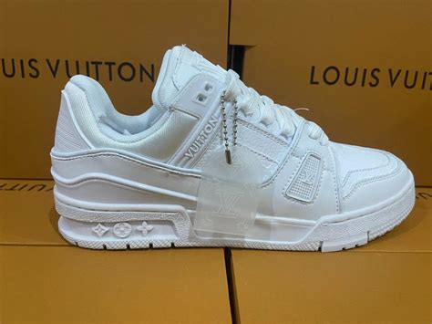 mens white louis vuitton sneakers|Louis Vuitton sneakers men trainer.